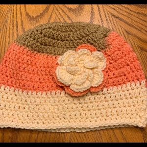 Handmade knit hat beanie